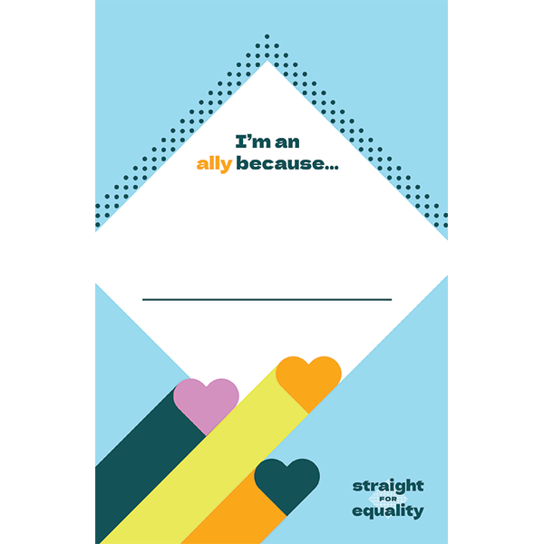 "I'm an ally because..." Cards (pack of 75)